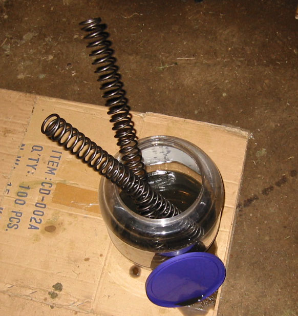 Changing Fork Springs and Oil